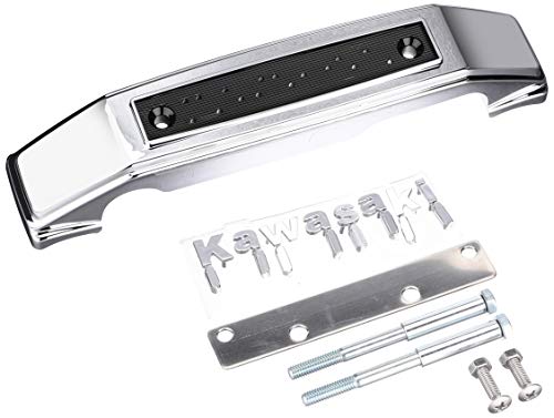 ドレミコレクション フォークカバーエンブレム Kawasaki 文字 ゼファー750 ゼファー400 ゼファー400χ メッキ 取付けステー付属