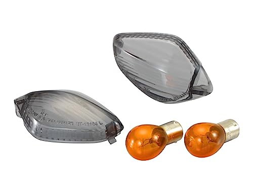 キタコKITACO ウインカーレンズセットフロント/左右1セット グロムGROM スモーク 807-1432210