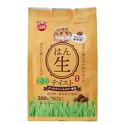 -/-/ML-307・やわらか新食感商品紹介 半生テイストハムスターフードは、木の実や穀物など比較的柔らかいものを好んで食べているハムスター達が本来の柔らかい食事を楽しめるフードです。固いものばかり食べていると知らず知らずのうちに胃腸に負担...