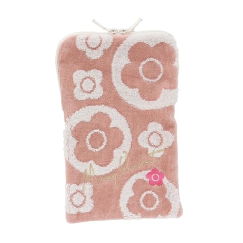 MARY QUANT マリークヮント ファスナー付きタオル SAKURAシリーズ ペットボトルケース ペットボトルカバー 綿100％ 00048