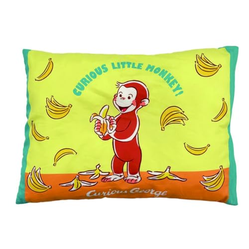 丸眞 ジュニア枕 おさるのジョージ マイルーティーン キッズ 子供用 入園入学グッズ 入園入学準備 保育園 幼稚園 小学校 男の子 女の子 キャ