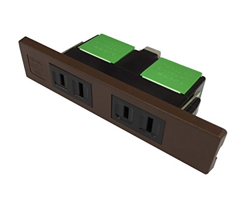 パナソニックPanasonic 家具用ミニダブルコンセント チョコ WF2039AK