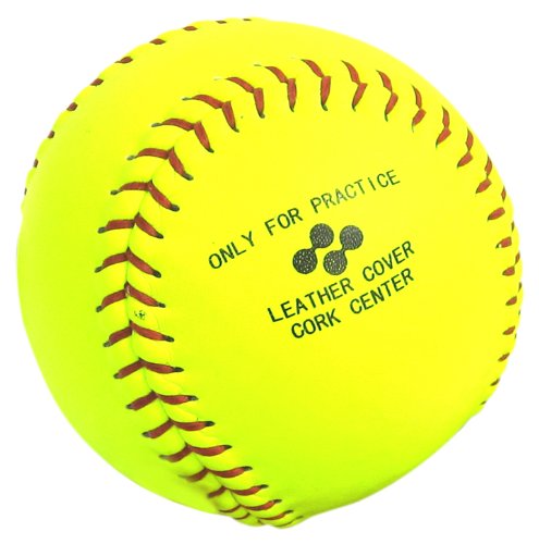内外ゴムNAIGAI 革製ソフトボール練習球3号 YEL