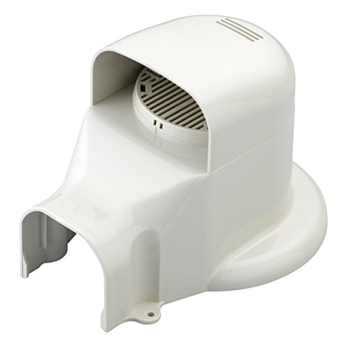 因幡電工 配管化粧カバー ウォールコーナー エアコンキャップ/換気エアコン用 壁面取り出し アイボリー LDWX-70-I