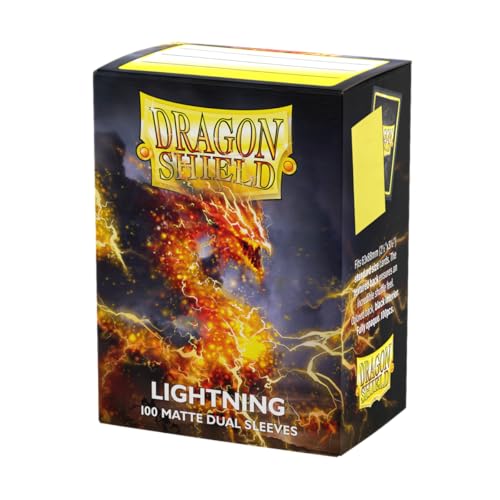 ドラゴンシールドDragon Shield マットデュアルスリーブ 標準サイズ Lightning 100枚 AT-15047