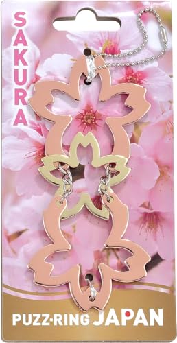 桜-/-/なし・Style:桜・素材鉄商品紹介 美しい日本の風物詩、桜をモチーフにしたパズル。金の桜を取りはずしましょう。 一見、不可能に思えますが、よく観察して解く手順を考えましょう。 ボールチェーン付きで、カバンなどに下げておけばいつで...
