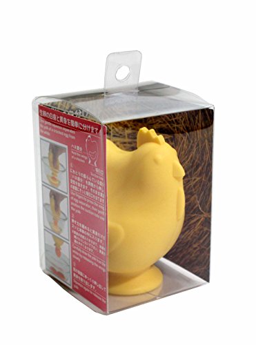 サンクラフト 卵の黄身分け ES-01 119902 イエロー 約幅6.1×奥行5.6×高さ7.7cm