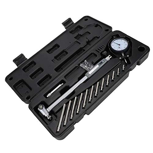 Walfront ダイヤルボアゲージ ダイヤル内径ゲージ 50-160 MMシリンダーゲージ ブリッジ保護内径 シリンダーゲージ 計器 測定エン