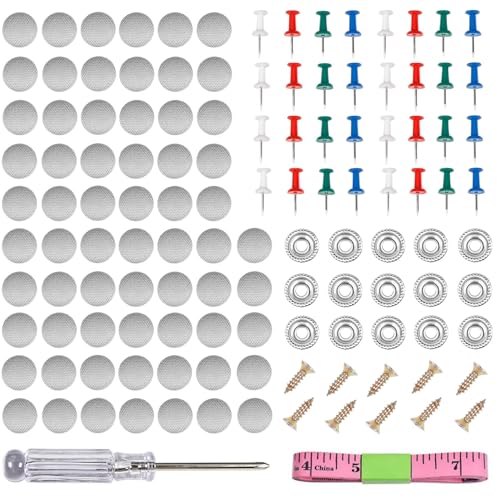 Aicosineg 65個セット 自動車天井修理 ルーフヘッドライナー 自動車 補修ボタン リベット 天井補修 車..