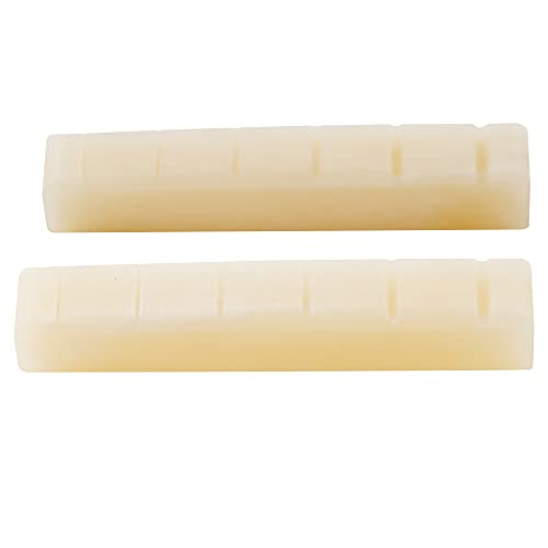 傳統的無漂白/-/MX2098UN-2・Color:無漂白・パッケージ個数:1・あなたのIBANEZとPRSギターでナットを交換して、アップグレードするには良いオプションです。また、他の多くの一般的なアコースティックギターやエレキギターにも最適なオプションです。・長さ：42.95mm、幅（厚さ）：5.98mm、高さ：7.95mm、1-6弦の弦溝間隔: 35.22mm・フラットボトム仕様、スロット弦溝 付で素早く簡単に取り付け可能・素材：バッファローボーン、それはプラスチックのものより良いトーンを提供することができます・パッケージ内容: 2個