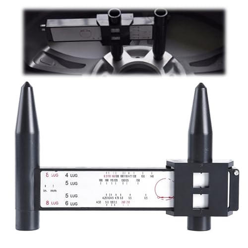 PAVIKE ホイールゲージ ピッチ測定器 タイヤホイール PCDゲージ PCD 測定器 ホイールボルトパターンゲ..