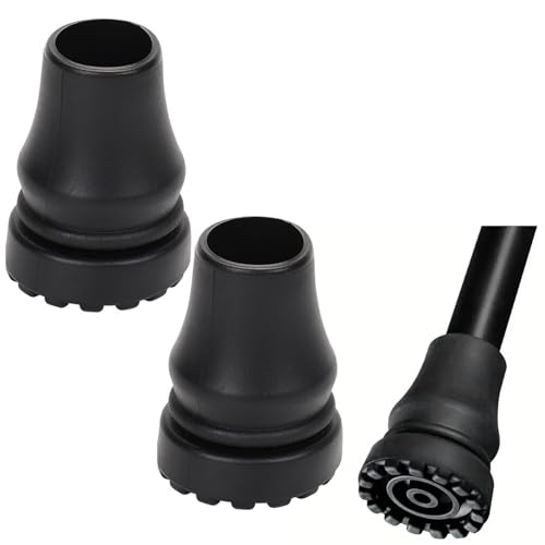 RICISUNG 交換用杖先ゴム 杖先替えゴム 19mm 2個入 杖先ゴム 替えゴム 滑り止め 交換用 松葉杖 先端キ..