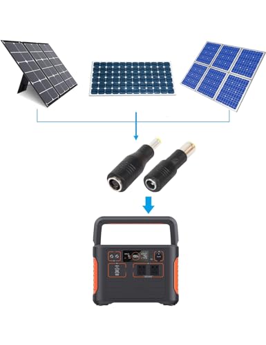 Tonton DCプラグ変換 オス8mmDC7909→メスDC5.5x 2.1mm オスDC5.5x2.1mm→メス8mmDC7909 ポータブ