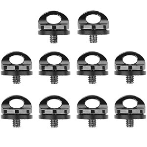 サムコス カメラストラップネジ 1/4インチノブ カメラ止めネジ カメラストラップ用 高速かつ安全に接続 標準的なカメラの三脚接続にフィット 1