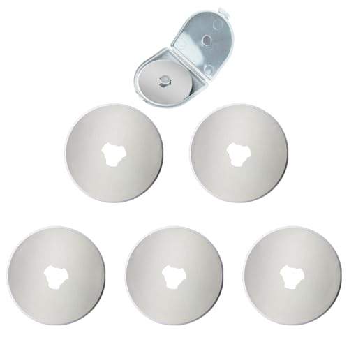 LOYELEY ロータリー カッター替刃 直径60mmの円形刃 5枚セット マルカッター円形ブレード ミシン目刃 ..