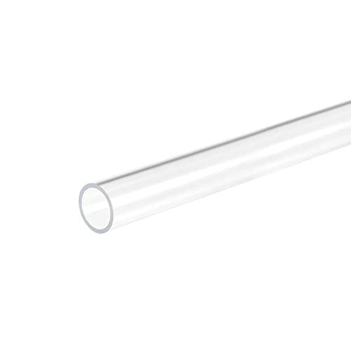 DMiotech 18 mm x 22 mm 全長300 mm クリア アクリルパイプ 硬質プラスチックチューブ 水槽の水道管 水..