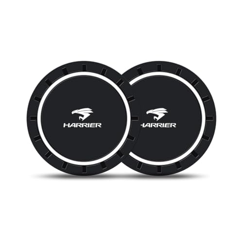 ハリアー 専用ドリンクホルダー パッド HARRIER ロゴ付き 7*7cm ハリアー 30系 60系 80系 GR 対応 車用 シリコン ウォ