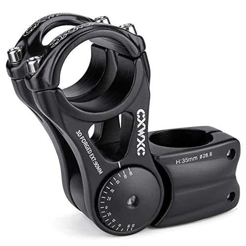 CXWXC ステム 140度角度調整 クランプ径/ 31.8mm ハンドルステム 自転車 アジャスタブルステム 90/110/..
