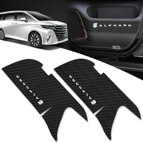 OuTLife 新型アルファード 2023令和5年6月 発売モデル 40系専用 ドアキックガード ドアフィルム レザー材質 汚れ防止 水防止 内