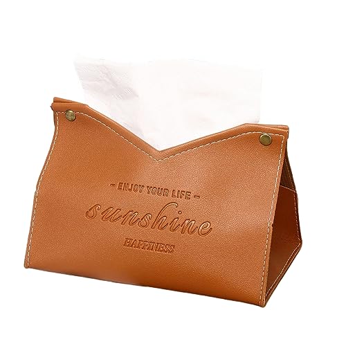 LOYELEY ティッシュケース おしゃれ 北欧デザイン カバー ティッシュボックス PUレザー ソフトパック用..