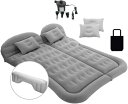 車中泊 マット車中泊 エアーマット エアーベット Snowon 電動ポンプ付き 後部座席 枕つき 収納袋 グレー付き SUV車用ベッド 汎用 簡