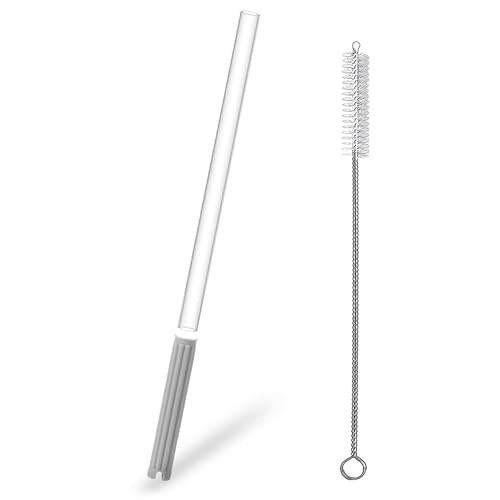 TYESO - TS-8866 対応交換用ストロー*1＋ストローブラシ*1、900mlタンブラー用（ストロー＋ストローブ..