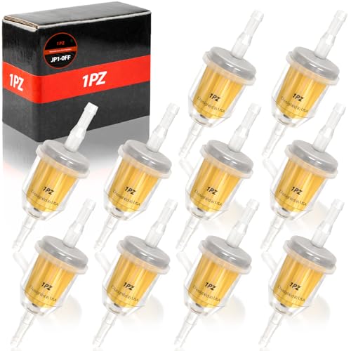 1PZ JP1-0FF 10個セット 燃料フィルター ガソリンフィルター ホース内径6mm / 8mm フューエルフィルター フューエルホース