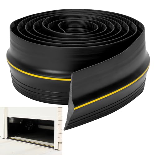 ohbien 3M ゴムストリップ 車庫 ガレージドアシール シャッター 防水対策 DIY ウェザーストリップ交換 シャッター 下ゴム 耐久性の