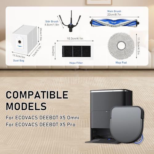 DianSung ロボット掃除機 交換パーツキット交換用互換品 対応ECOVACS対応エコバッ...