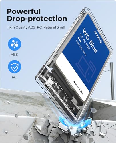 ORICO Type-C 2.5����� HDD / SSD ������ USB C 3.1 GEN1 �ɥ饤�֥����� 6Gbpsž�� Ʃ�� SATA