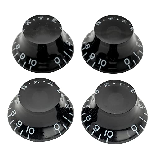 ブラック/-/MX1730BK-4・Color:ブラック・パッケージ個数:1・アルファポットのようなほとんどのアジア製ギターベースポットに適合し、 2000年代のエピフォンLes Paul / SG / ESの後、日本、韓国、中国、インドネシアで製造されたほぼすべてのIbanez / ESP / Cortギター・このノブは、CTS / Fender / Dimarzio / Burnsポットなどのインチサイズのポットには適合しません。あなたは彼らのために私たちの帝国インチサイズのノブを見つけることができます・18の粗いスプライン、6.0mm内径、数字0-10・正しい色、形、フォント、それはあなたのギター/ベースを正しくドレスアップします・アクリル製、4個セット