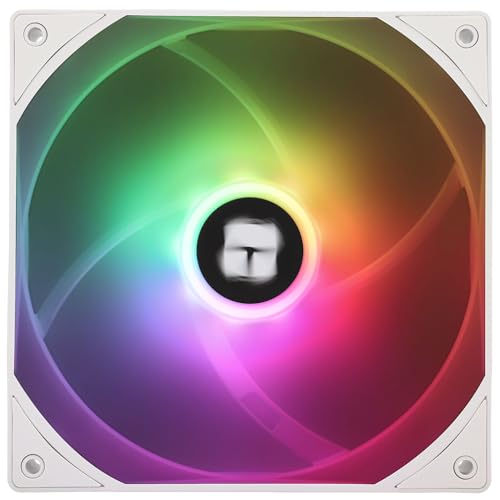 Thermalright TL-C14CW-S 140mm性能級CPUファン、ARGB LEDライト効果、PWMインテリジェント温度制御回..