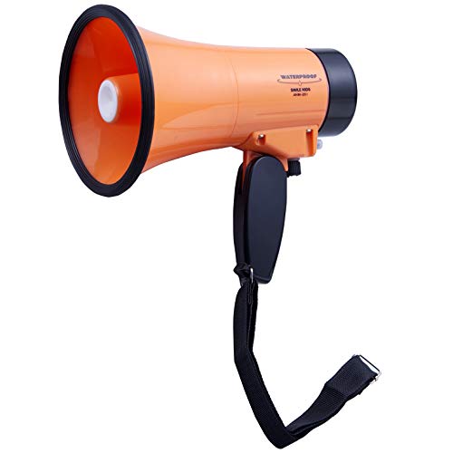 旭電機化成Asahi Denki Kasei 防雨 ハンドメガホン AHM-201 オレンジ 径14×長さ20.5×把手部11cm