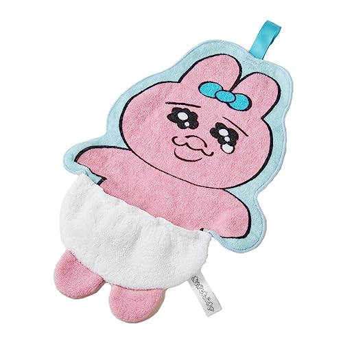 カルチュア・エンタテインメントCulture Entertainment おぱんちゅうさぎ ループ付きダイカットタオル