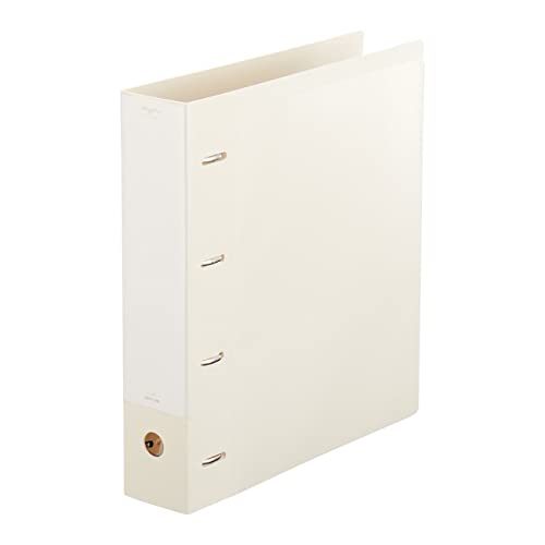 リヒトラブ myfa 推し活 4穴リング コレクションファイル ワイド A4 ミルキーホワイト F3301-0