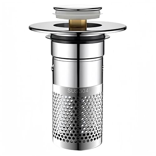 WizeFolk 1個 排水溝まるごとキャッチャー、ヘアキャッチャー、排水口ゴミ受け、排水溝カバー ストレー..