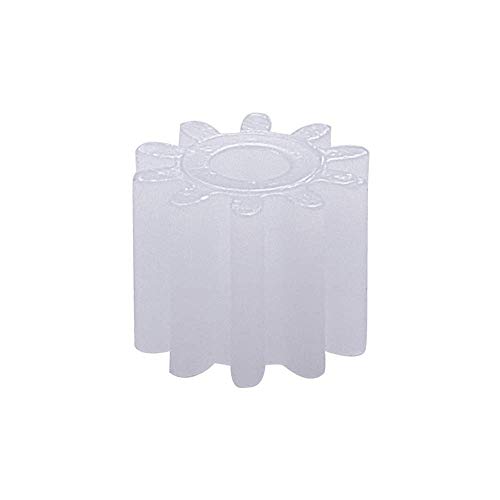 20PCS 10歯 歯車 ギア おもちゃ車モーター モーター ギア ボックス主軸 2mm歯車 ギアラック プラスチッ..