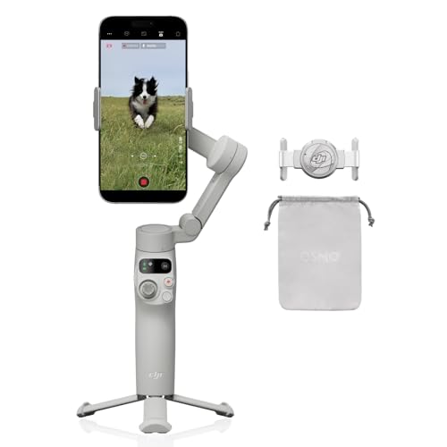 DJI スマホ ジンバル Osmo Mobile 7 ジンバルスタビライザー（iPhone/Android 内蔵三脚 軽量 快適なグ..