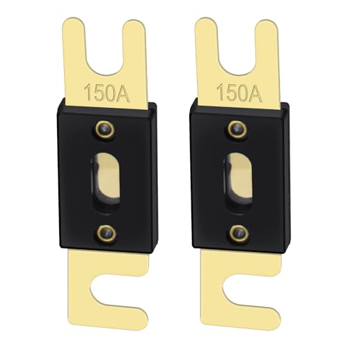 Heschen 車 ANLヒューズ 自動車 バイク オーディオサブウーファー 用品 2個入り ANL-150A