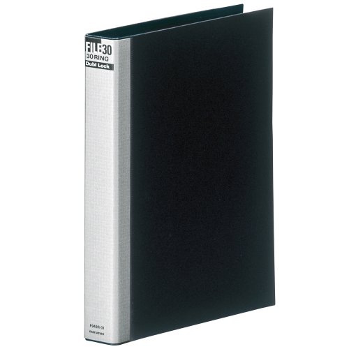 マルマン ルーズリーフ バインダー A4 ダブロック 30穴 ブラック F949R-05