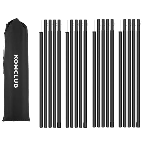 ブラック/-/-・PackageQuantity:2・パッケージ個数:2・分割式構造&コンパクトこのKOMCLUB製品は、高い利便性と実用性を兼ね備えた調整可能なテントポールです。1節あたり約40cmのコンパクト設計で、1本のポールの重さはわずか約415g。軽量でありながら高い耐久性を誇り、スペースを取らずに簡単に収納できます。ポールは最大約194.5cmまで調節可能で、さまざまなテントや使用シーンに対応します・組み立て簡単ワンタッチで差し込むだけのシンプルな接続構造を採用し、誰でも簡単に素早く組み立てが可能。取り付けや取り外しにかかる時間を最小限に抑え、初心者や女性でもスムーズに使用できます。軽量かつコンパクトで、アウトドアやキャンプでの使用をより快適で効率的にサポートします。・耐久性が高いKOMCLUBテントポールには耐久性に優れたアルミニウム合金素材を採用しています。軽量で持ち運びやすく、摩耗や腐食にも強いため、過酷な環境下でも快適に使用できます。また、曲がりや変形に強い設計により、長期間にわたって性能を維持します。・安定性接地部分には滑り