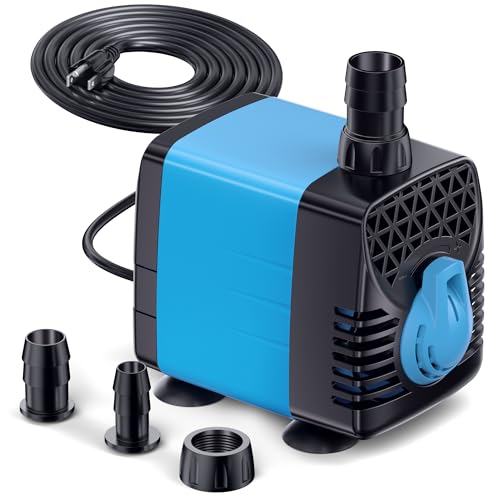 NFESOLAR 水中ポンプ 吐出量800L/H 最大揚程1.5M ミニポンプ 給水・排水ポンプ 潜水インストール 水族館給水 水槽水循環 静音