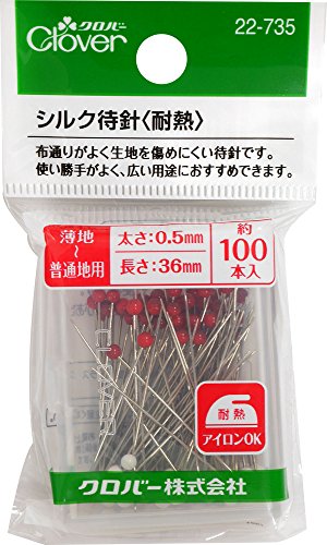 Clover シルク待ち針 耐熱 22-735