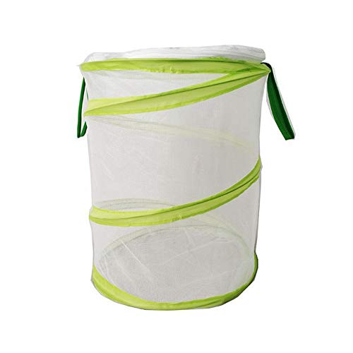 Reekey 30x35cm 昆虫ケージ 通気性 ネット 繁殖 飼育ケース 虫かご バタフライケージ 蝶/バッタ/シルクワーム/グローバーム生息