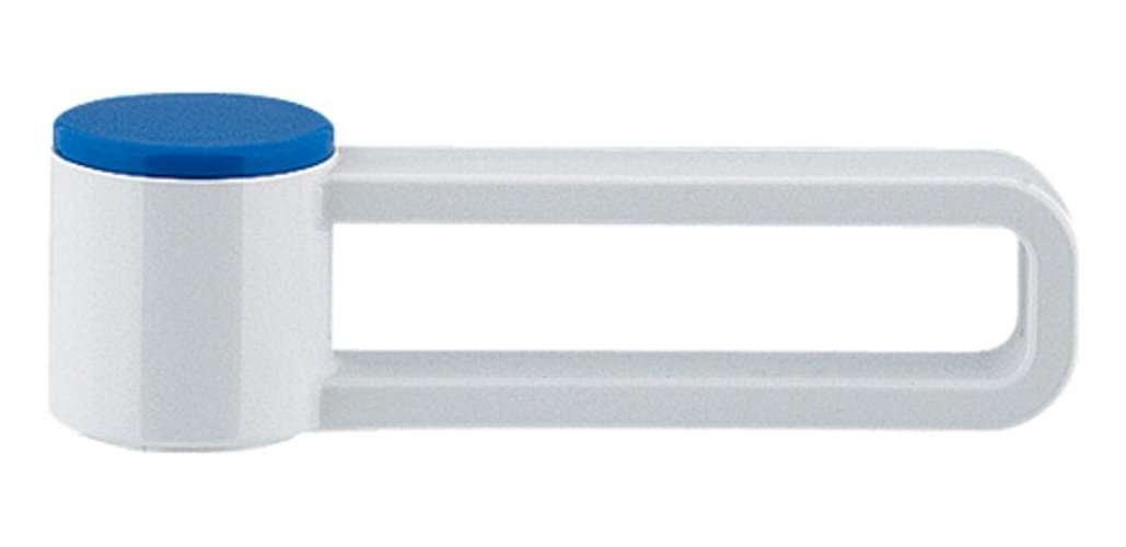 カクダイ 節水ハンドル スキニー ホワイト 793-615-W