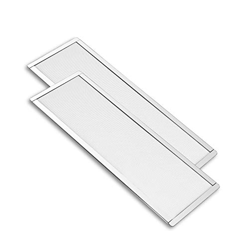 PANO-MOUNTS PC ケースファン 2枚入り 360mm用 スロットカバー グリル メッシュ ファン フィルター 防塵 白グリル