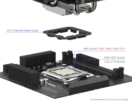 ElecGear CPU�����ޥ�ڡ����ȥ����� AMD AM5�ǥ����ȥåץץ����å��ѡ�LGA1718�����åȥХå����ݸ�С�ϳ���ɻߥ֥��å�