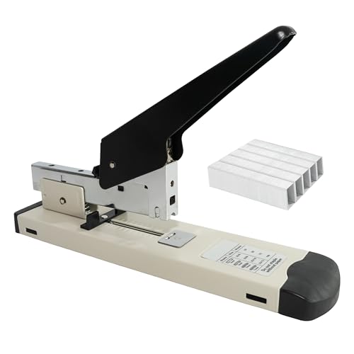 STEELMIGHT 大型ホッチキス 卓上ホッチキス 業務用ホッチキス ステープラー 最大綴じ100枚 大型ホチキ..