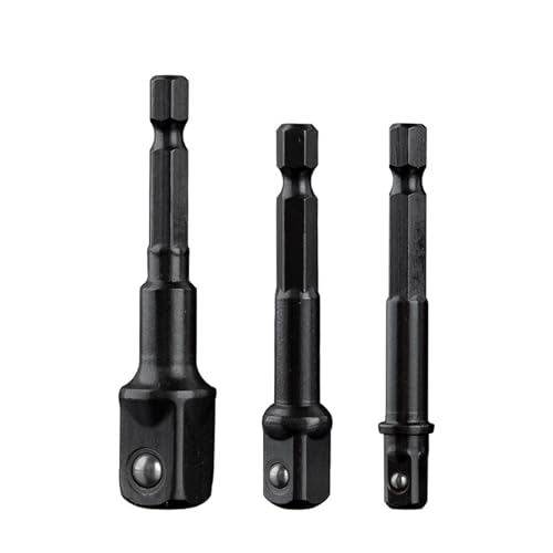 Rakuten - VitalBloom ソケットアダプターセット 変換 インパクト用ソケットビット 6.35mm 9.5mm 12.7mmドライブ 軸径6.35m