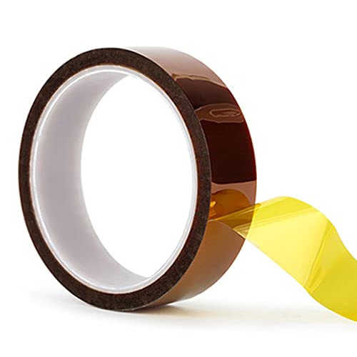 MOMI 絶縁テープ 耐熱テープ 幅15mm×長33m ポリイミドテープ 耐熱 絶縁 カプトンテープ 高温テープ 電子基板のマスキング/保護用